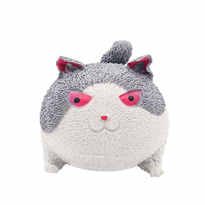 Yumuşak Kediler Gri Beyaz