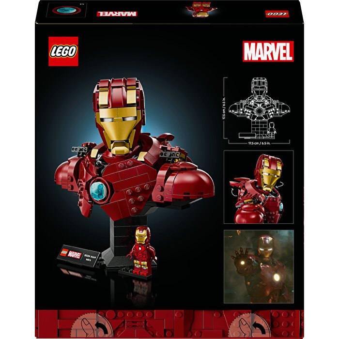 LEGO Marvel Iron Man MK4 Büstü 76327