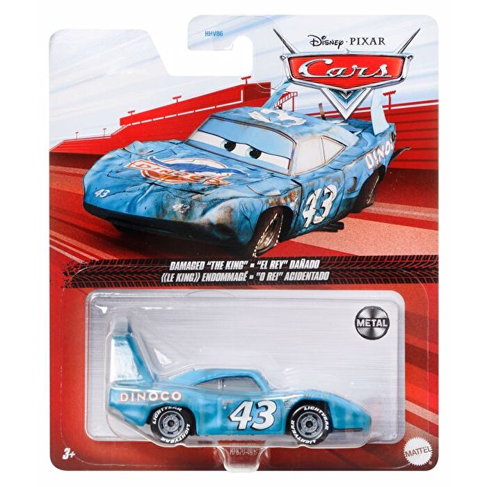 Cars 3 Tekli Karakter Araçlar Damaged The King El Rey Danado HFB70