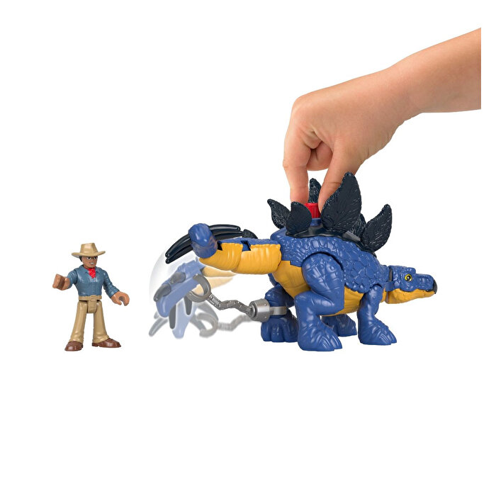 Imaginext Jurassic World Araçlar Stegosaurus ve Dr. Grant GVV64