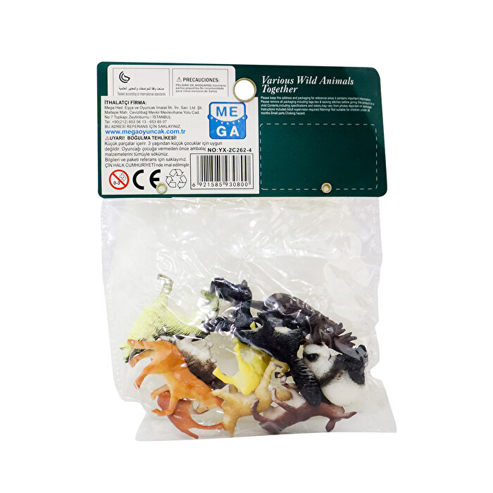 Vahşi Hayvan Setleri 12 Parça