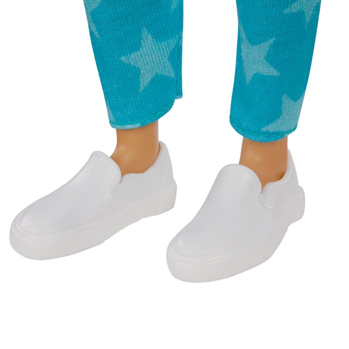 Barbie Yakışıklı Ken Bebekler Mor Atlet ve Mavi Pantolonlu GRB89