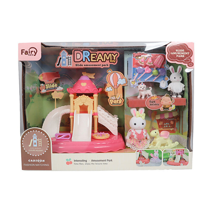 Bay Dreamy Mini Tavşan Kaydıraklı Tavşan Aile Parkı