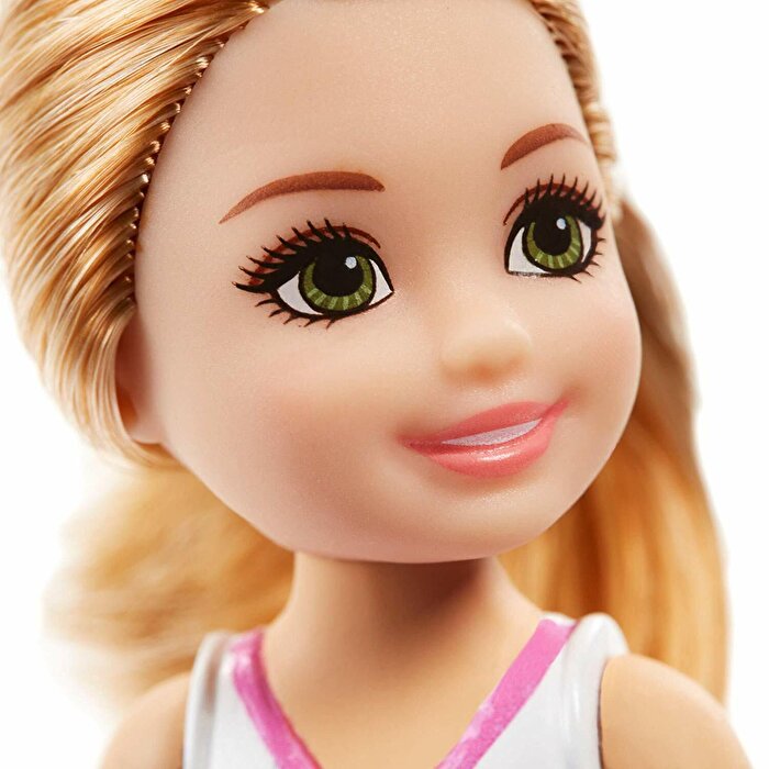 Barbie Chelsea Kedi Desenli Tişörtlü Bebek FRL82