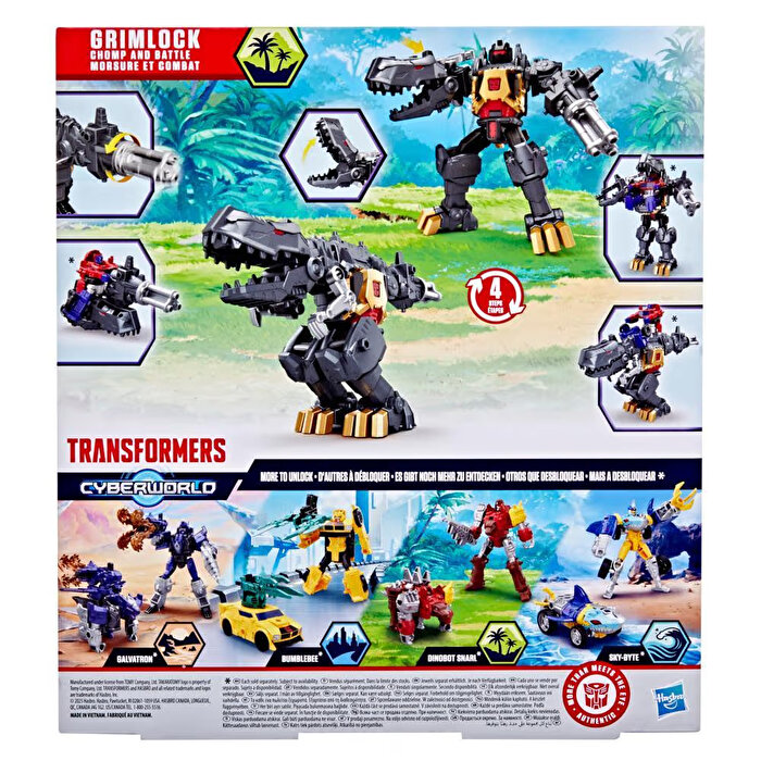 Transformers Cyberworld Grimlock Chomp Dönüşen Aksiyon Figürü