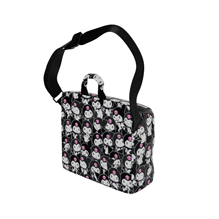 Kuromi Desenli Termal Beslenme Çantası Siyah