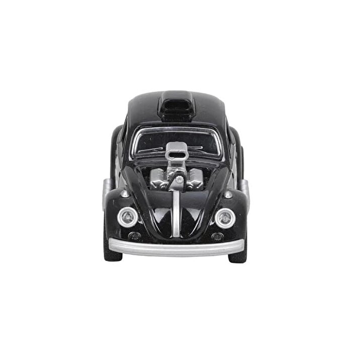 Işıklı Metal Çek Bırak Motorlu Tosbağa Siyah