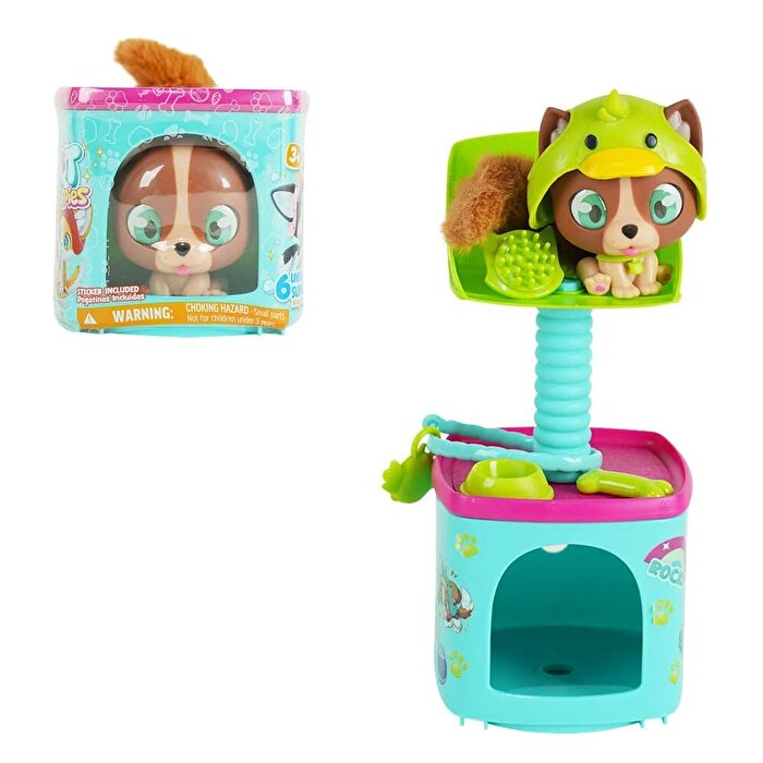 QT Puppies Sürpriz Aksesuarlı Yavru Köpek Rocky