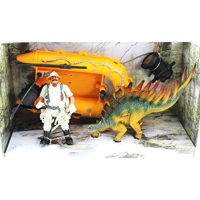 Dinozor Huayangosaurus Avcısı Oyun Seti