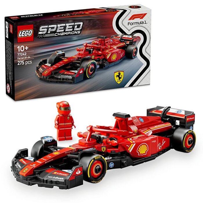 LEGO Speed Champions Ferrari SF-24 F1 Yarış Arabası 77242