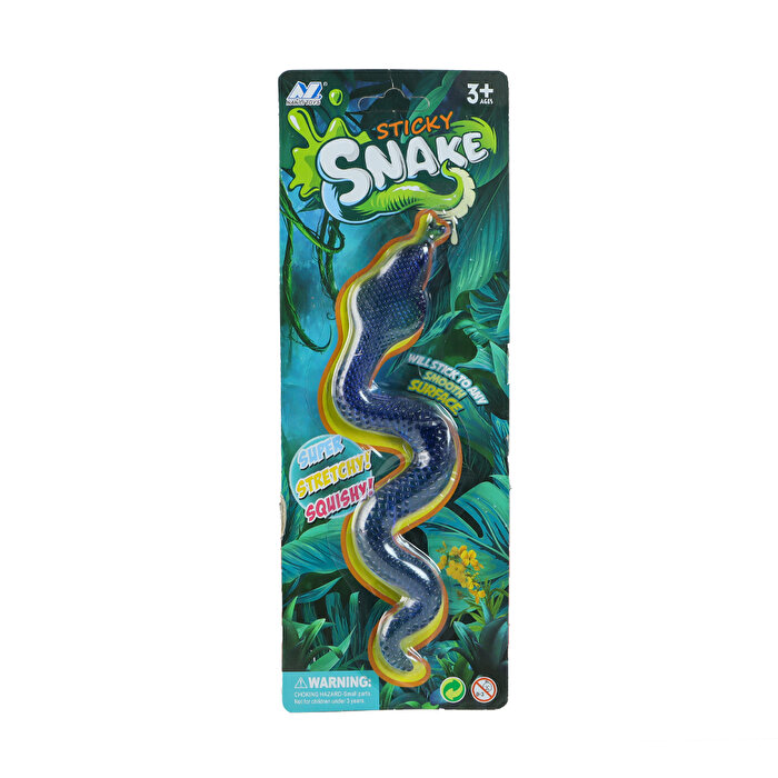 Mavi Renkli Yapışan Yılan