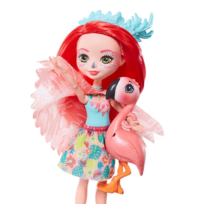 Enchantimals Popüler Karakter Bebekler Flamingo Bebek ve Slash GFN42