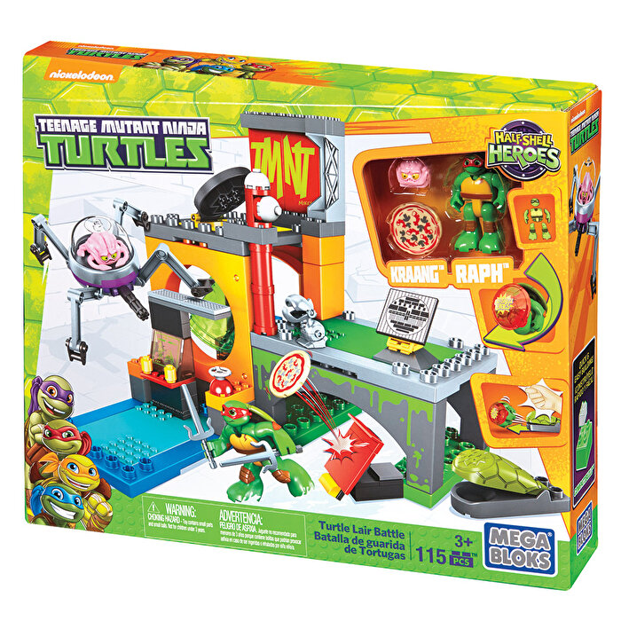 Mega Bloks TMNT Gizli Yeraltı Barınağı Oyun Seti 115 Parça