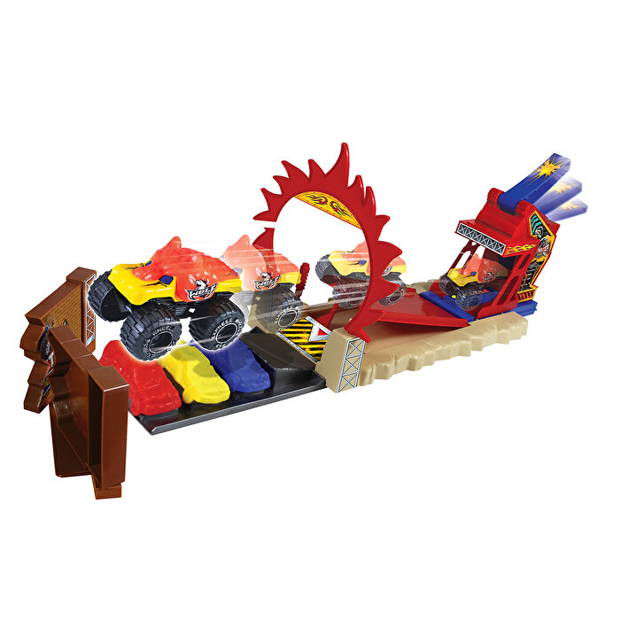 Express Wheels Combo Animal Truck ve Launcher Playset