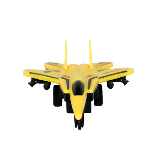 Çek Bırak Savaş Uçakları Sarı 12 Cm