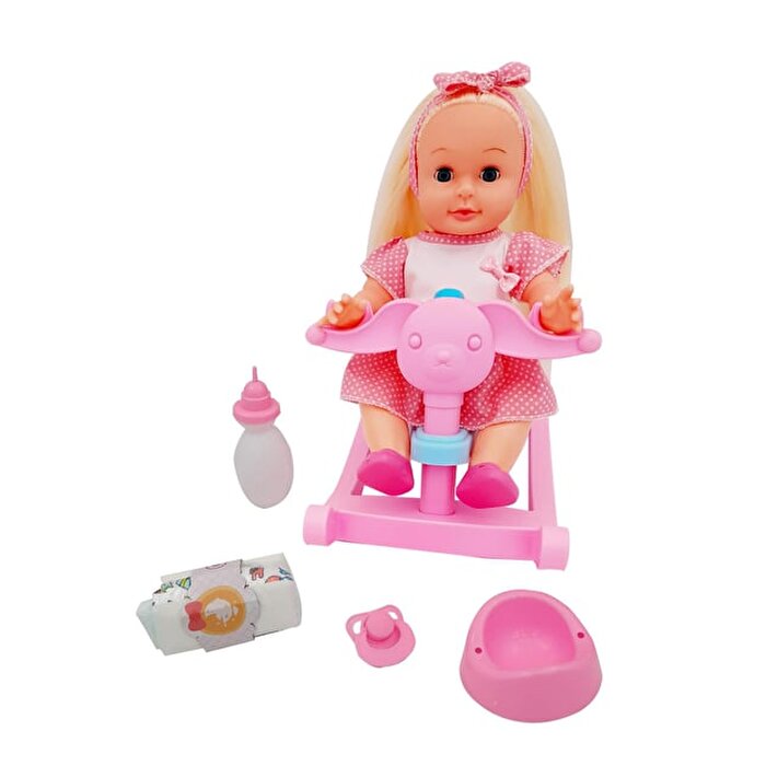 Panda Salıncaklı Altını Islatan Roza Bebek