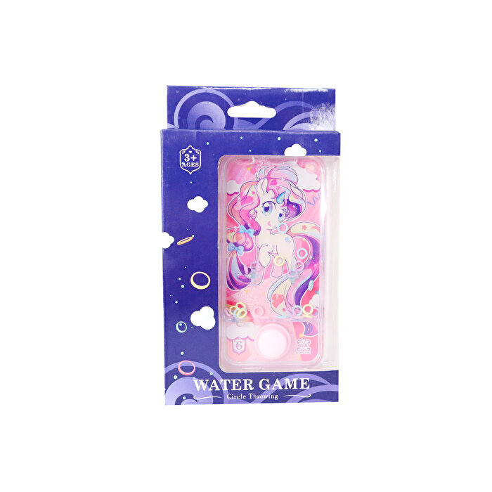 Mor Renkli Unicorn Retro Su Oyunu