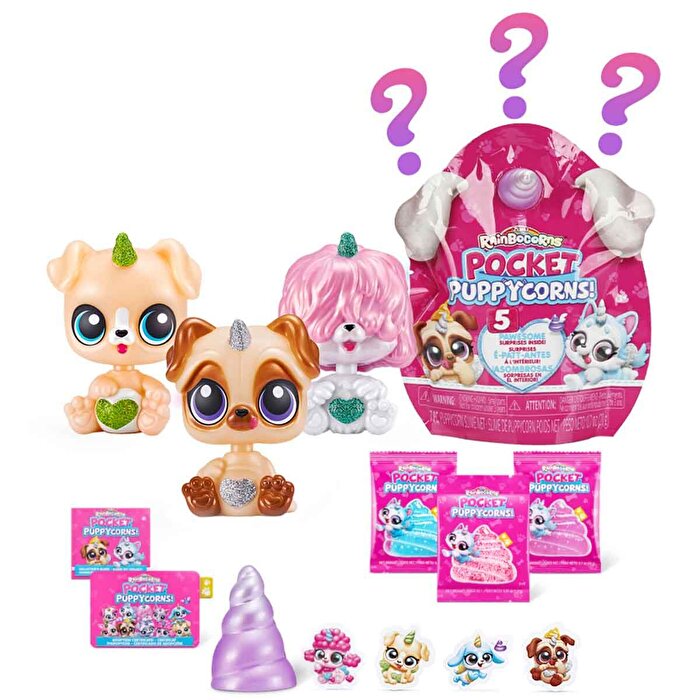 Rainbocorns Puppycorn Sürpriz Mini Figür Paketi