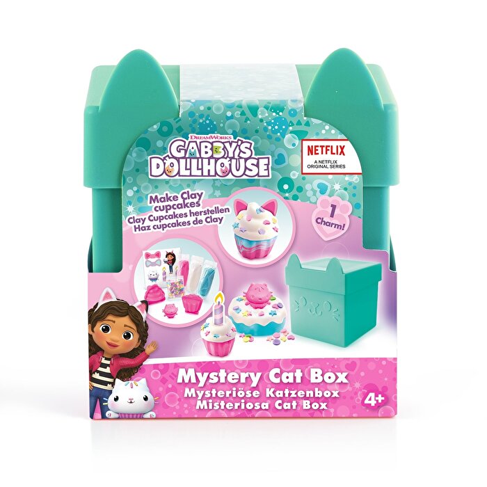 Gabby's Dollhouse Gi̇zemli̇ Kedi̇ Kutusu Make Clay Cupcakes