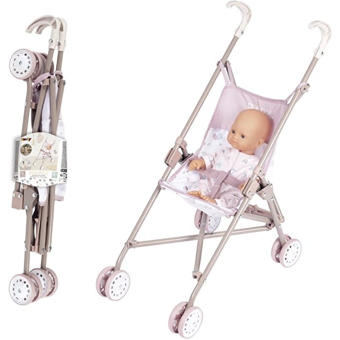 Smoby Baby Nurse Katlanabilir Oyuncak Bebek Arabası