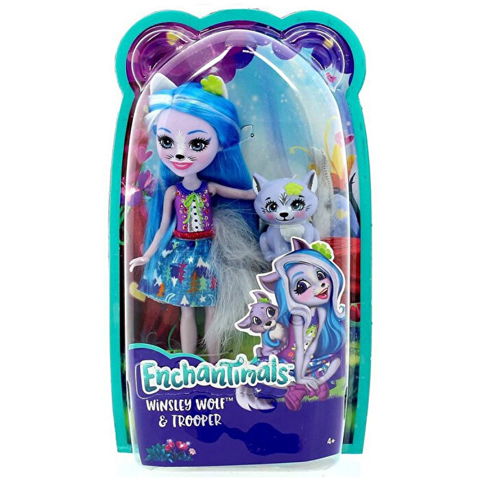 Enchantimals Popüler Karakter Bebekler Winsley ve Trooper FRH40