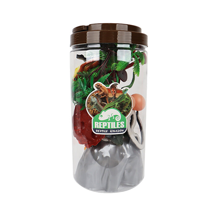 Sürüngen Hayvanları Tüpte 6'lı Hayvan Oyun Seti