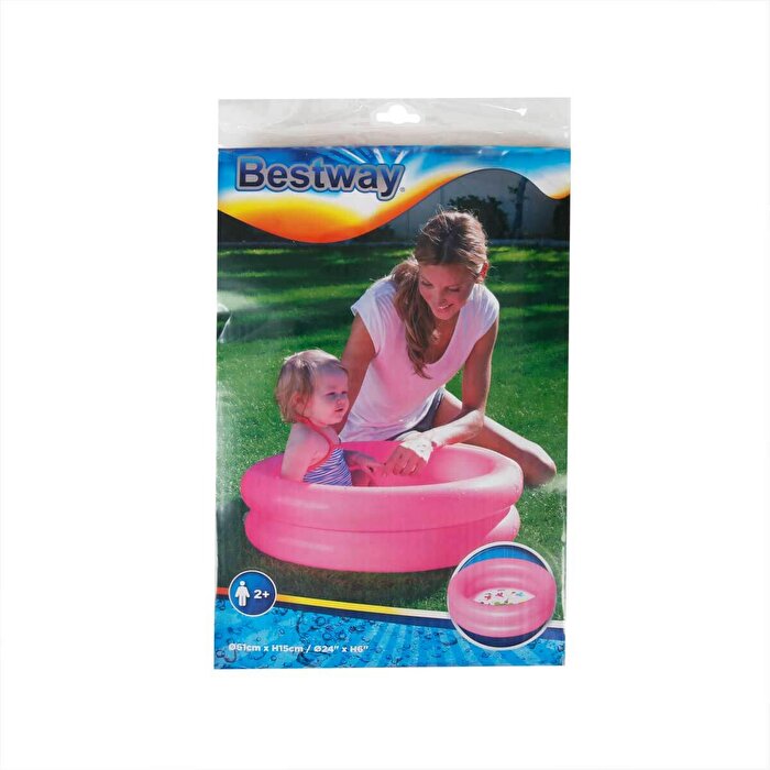 Yuvarlak Bebek Havuzu Pembe
