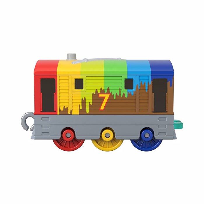 Thomas ve Arkadaşları Trackmaster Sür-Bırak Küçük Tekli Trenler Rainbow Toby GYV65