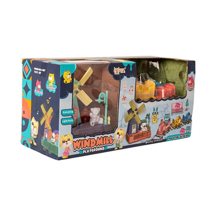 Park Seti Figürlü Tren Seti