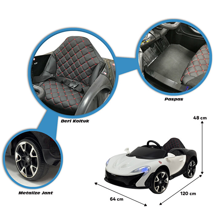 Quantum Gt 12 Volt Akülü Araba Beyaz