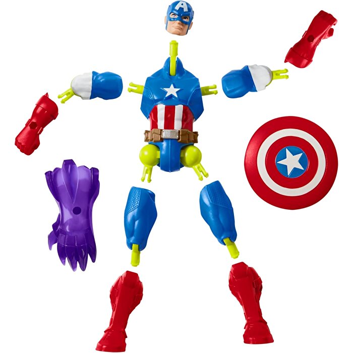 Avengers MixMashers Captain America Aksiyon Figürü