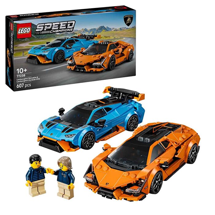 LEGO Speed Champions Lamborghini Revuelto & Huracan STO 77238