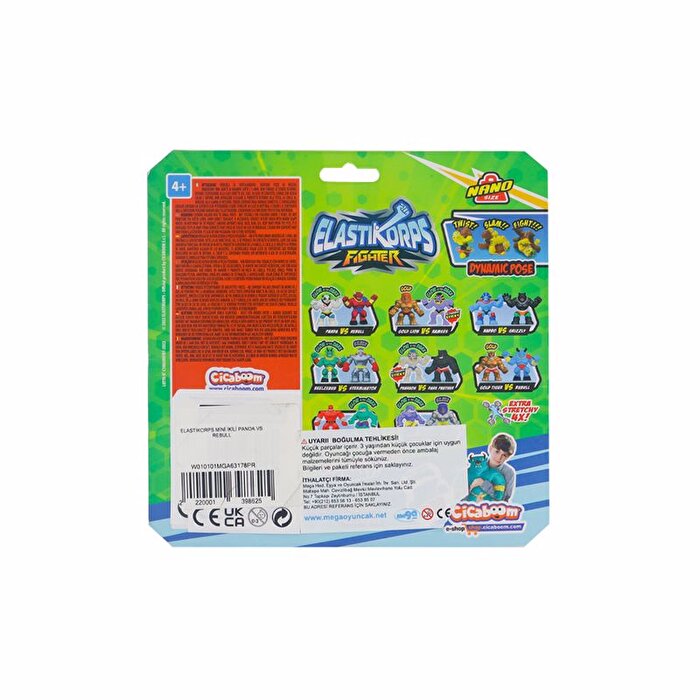 Elastikorps Mini İkili Panda ve Rebull