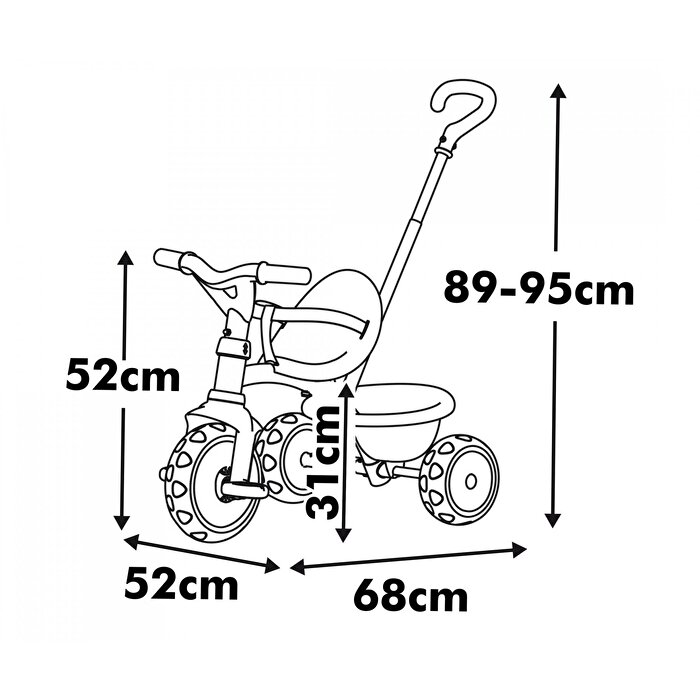 Smoby Be Move Üç Tekerlekli Bisiklet Bej