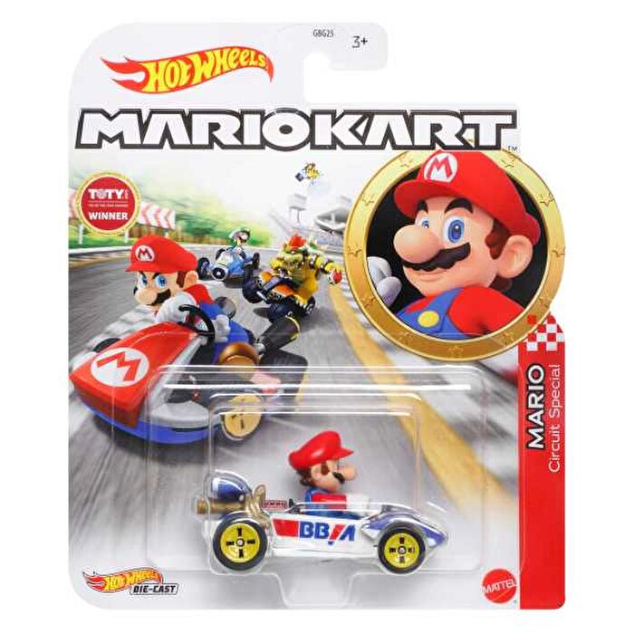 Hot Wheels Mario Kart Karakter Araçlar Mario HDB36
