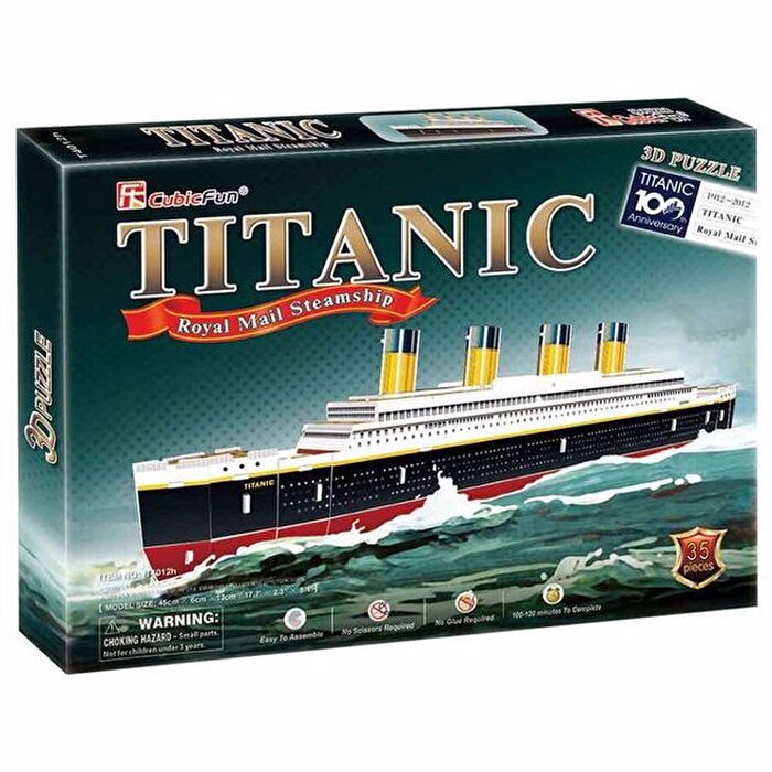 Cubic Fun Titanic Gemisi 35 Parça 3D Puzzle