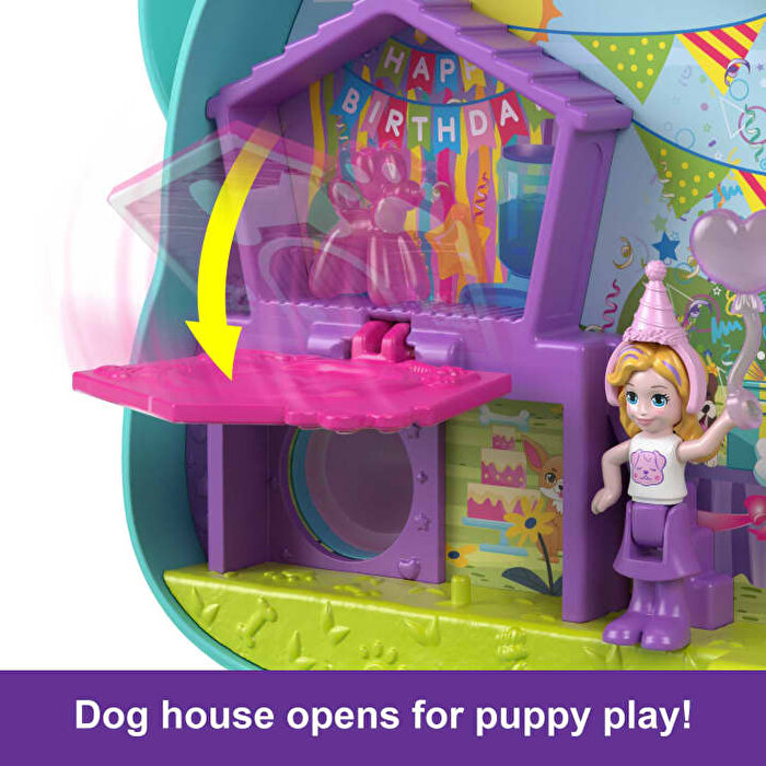 Polly Pocket ve Maceraları Oyun Setleri Doggy Birthday HKV30