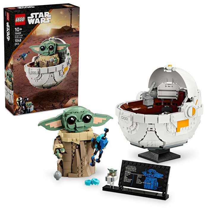 LEGO Star Wars Uçan Bebek Arabalı Grogu 75403