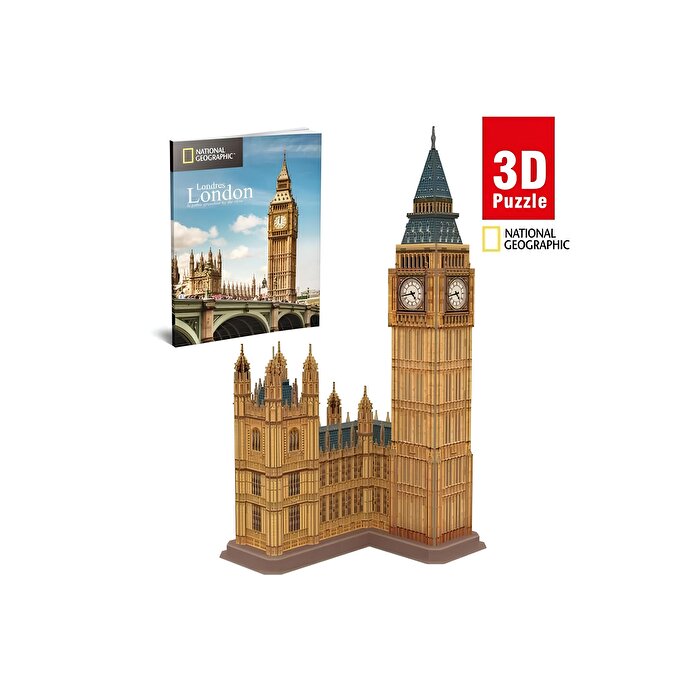 Nessiworld National Geographic 3D Puzzle Big Ben Saat Kulesi