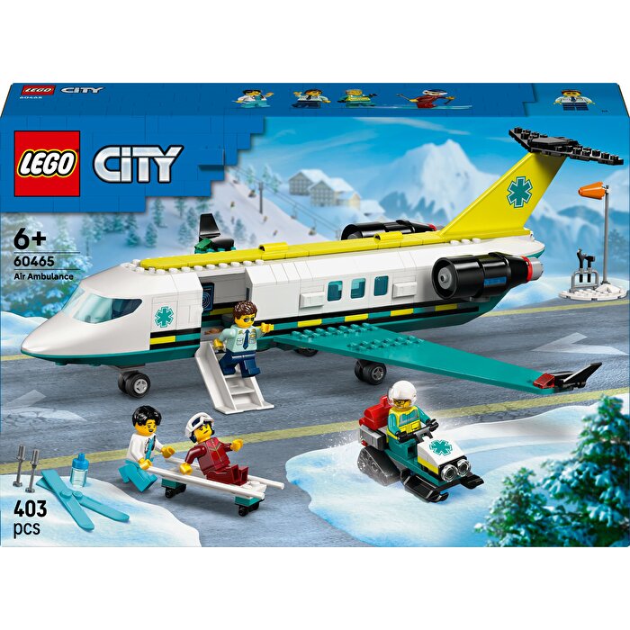LEGO City Acil Hava Ambulans Uçağı 60465