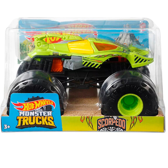 Hot Wheels Monster Trucks 1:24 Arabalar Scorpedo GTJ42