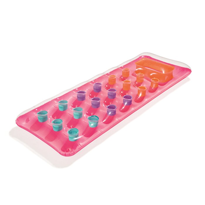 Bestway Bardaklı Pembe Yatak