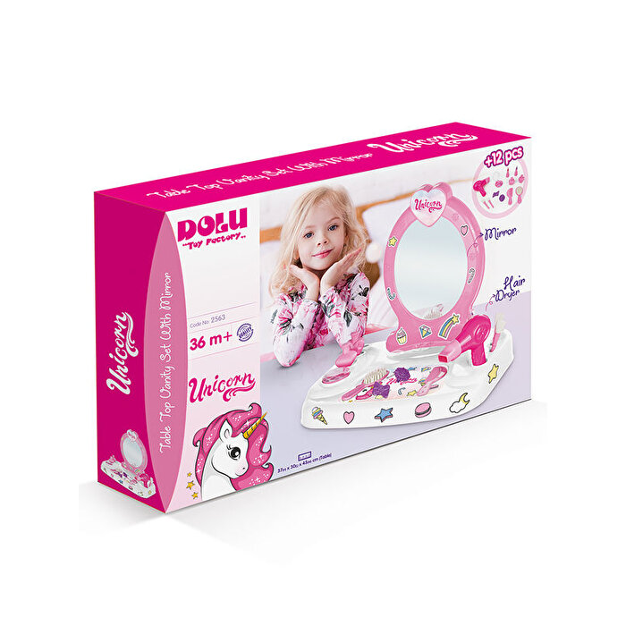 Unicorn Masaüstü Aynalı Güzelli̇k Seti̇