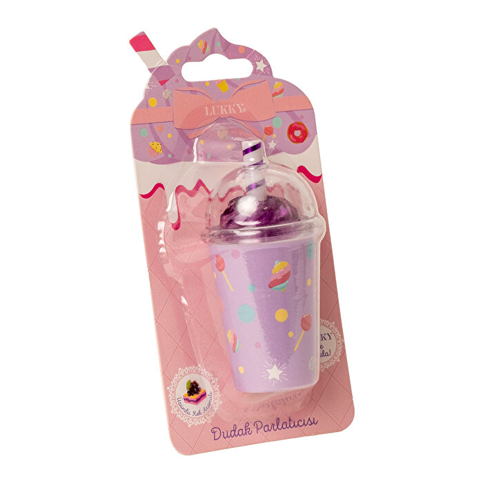 Lukky Cupcake Desenli Üzüm Aromalı Dudak Balm