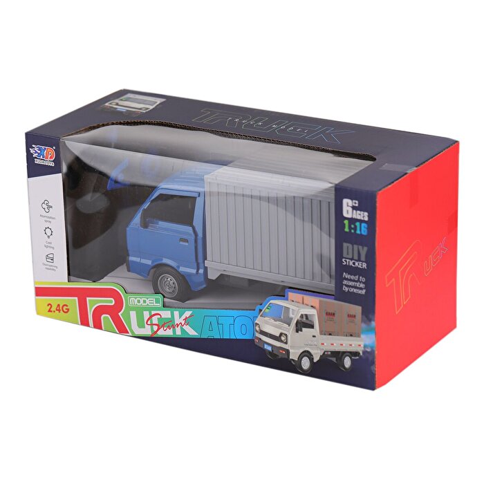 Şarjlı Kumandalı Duman Atan Kamyon Mavi