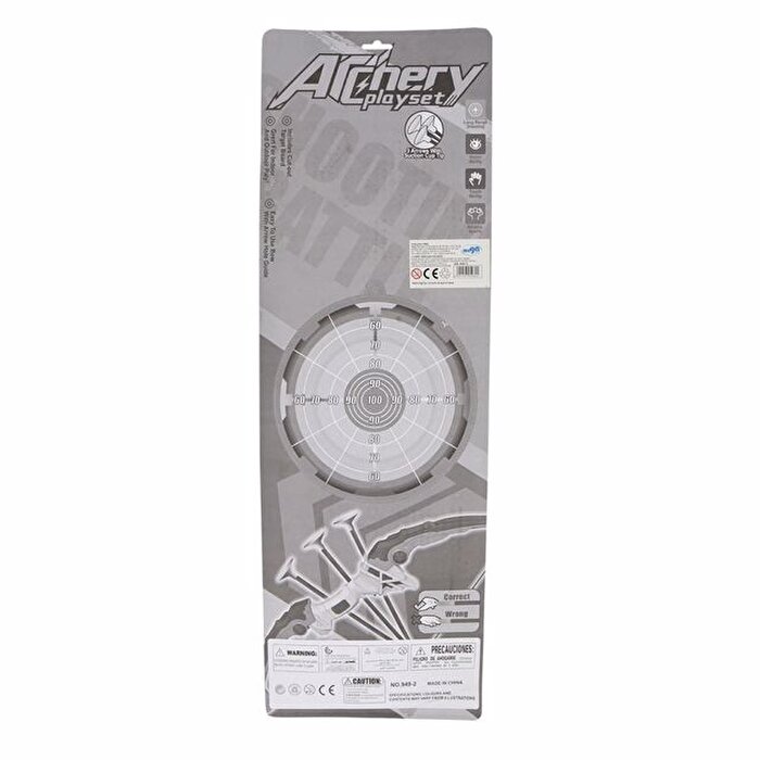 Kartela Ok Yay Seti Turuncu Yeşil