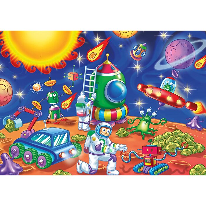 Ks Puzzle Space Explorers Jumbo Boy Puzzle 24 Parça