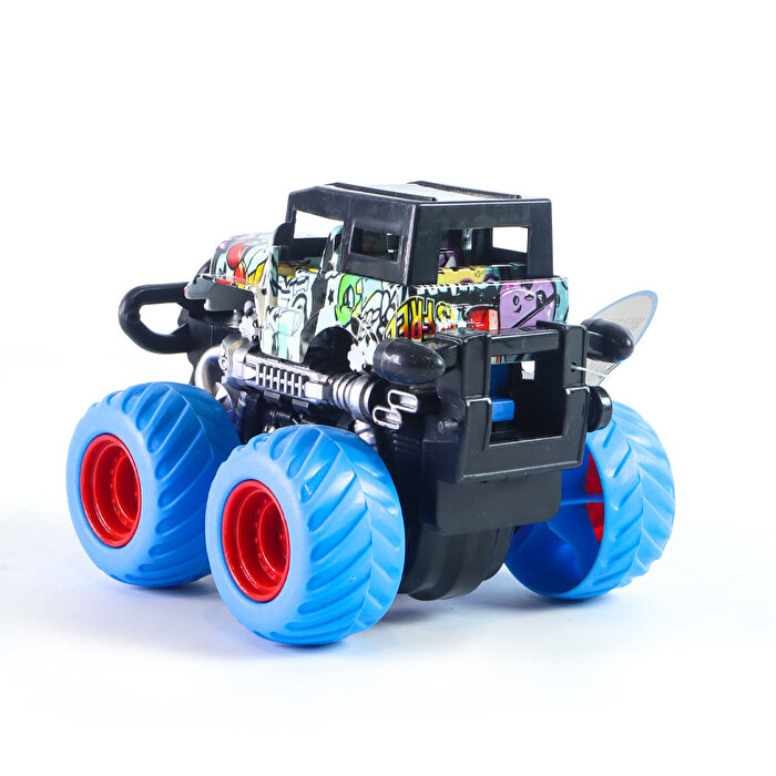 Dev Mavi Tekerli Minik Araç