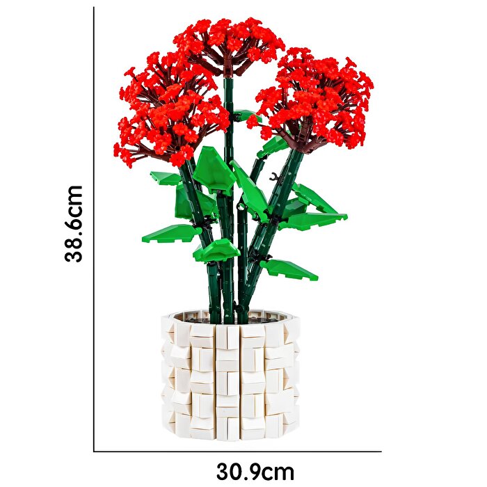 Mega Blok Çiçek Selvi Asması 1127 Parça