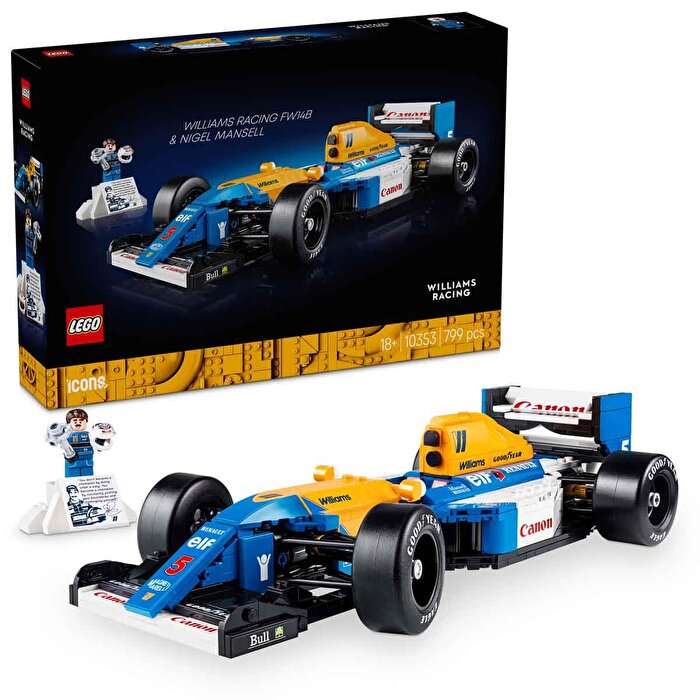LEGO Icons Williams Racing FW14B ve Nigel Mansell 10353